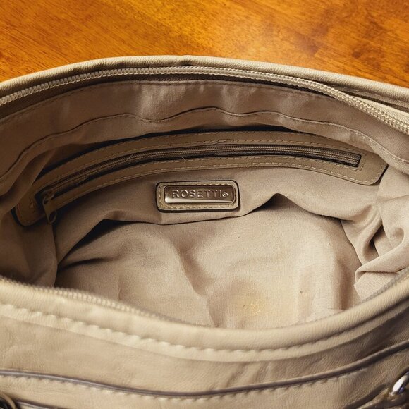Rosetti ~ Beige/Cream ~ Leather ~ Shoulder Bag ~Excellent Condition - Picture 5 of 6